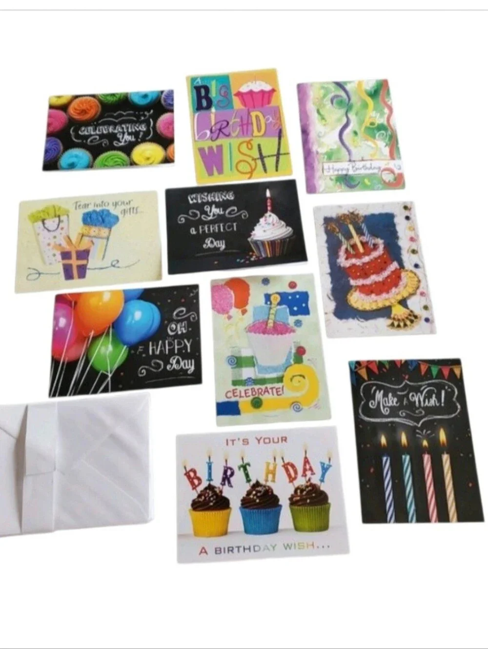 Current Birthday Greeting Cards 10 pack